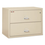 Insulated Lateral File, 2 Legal/Letter-Size File Drawers, Parchment, 37.5" x 22.13" x 27.75"