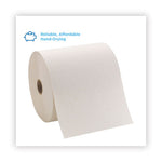 Pacific Blue Basic Nonperforated Paper Towels, 1-Ply, 7.78 x 800 ft, Brown, 6 Rolls/Carton