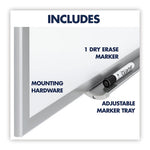 Classic Series Nano-Clean Dry Erase Board, 48 x 36, White Surface, Silver Aluminum Frame