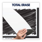 Classic Series Total Erase Dry Erase Boards, 60 x 36, White Surface, Black Aluminum Frame