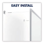 Classic Series Nano-Clean Dry Erase Board, 96 x 48, White Surface, Silver Aluminum Frame