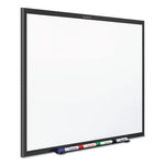 Classic Series Total Erase Dry Erase Boards, 72 x 48, White Surface, Black Aluminum Frame