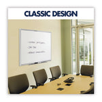 Classic Series Total Erase Dry Erase Boards, 24 x 18, White Surface, Silver Anodized Aluminum Frame