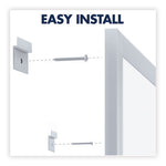 Classic Series Total Erase Dry Erase Boards, 36 x 24, White Surface, Silver Anodized Aluminum Frame