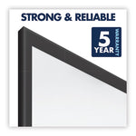 Classic Series Nano-Clean Dry Erase Board, 24 x 18, White Surface, Black Aluminum Frame