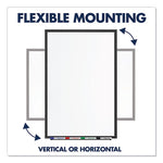 Classic Series Total Erase Dry Erase Boards, 60 x 36, White Surface, Black Aluminum Frame