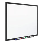 Classic Series Nano-Clean Dry Erase Board, 24 x 18, White Surface, Black Aluminum Frame