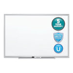 Classic Series Nano-Clean Dry Erase Board, 24 x 18, White Surface, Silver Aluminum Frame