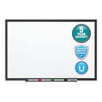 Classic Series Nano-Clean Dry Erase Board, 24 x 18, White Surface, Black Aluminum Frame