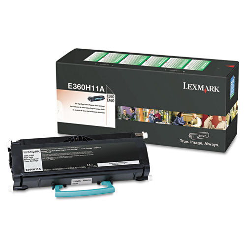 E360H11A Return Program High-Yield Toner, 9,000 Page-Yield, Black