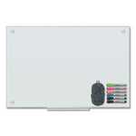 Magnetic Glass Dry Erase Board Value Pack, 35" x 23", Frosted White