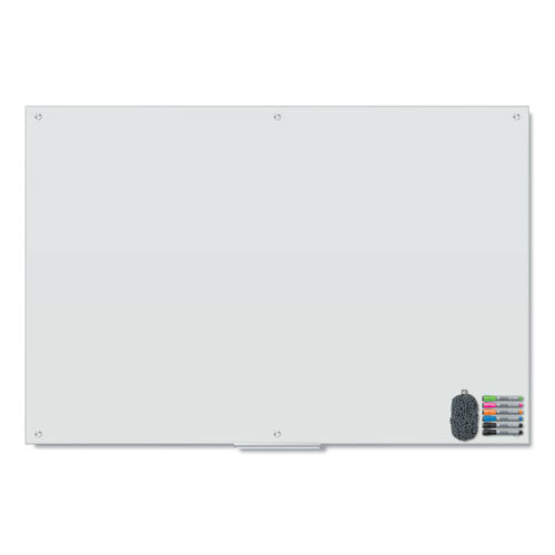 Magnetic Glass Dry Erase Board Value Pack, 70" x 47", Frosted White