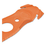 Safety Cutter, 1.2" Blade, 5.75" Plastic Handle, Orange, 5/Pack