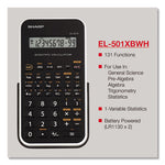 EL-501XBWH Scientific Calculator, 10-Digit LCD