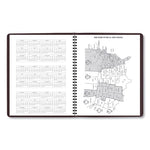 Monthly Planner, 11 x 9, Winestone Cover, 15-Month (Jan to Mar): 2024 to 2025