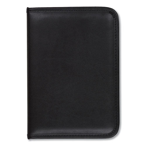 Professional Padfolio, 3/4w x 9 1/4h, Open Style, Black