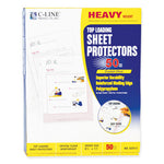 Heavyweight Polypropylene Sheet Protectors, Clear, 2", 11 x 8.5, 50/Box