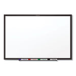 Classic Series Total Erase Dry Erase Boards, 60 x 36, White Surface, Black Aluminum Frame