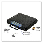 Portle Electronic Utility Bench Scale, 100 lb Capacity, 12.5 x 10.95 x 2.2 Platform