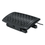 Climate Control Footrest, 16.5w x 10d x 5.5, 6.5h, Black