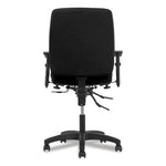 Network Mid-Back Task Chair, Supports Up to 250 lb, 18.3" to 22.8" Seat Height, Black