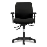 Network Mid-Back Task Chair, Supports Up to 250 lb, 18.3" to 22.8" Seat Height, Black