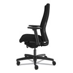 Ignition 2.0 Upholstered Mid-Back Task Chair With Lumbar, Supports Up to 300 lb, 17" to 22" Seat Height, Black