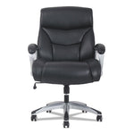 3-Forty-One Big and Tall Chair, Supports Up to 400 lb, 19" to 22" Seat Height, Black Seat/Back, Chrome Base