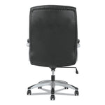 3-Forty-One Big and Tall Chair, Supports Up to 400 lb, 19" to 22" Seat Height, Black Seat/Back, Chrome Base