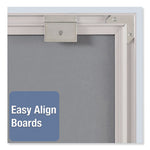 Matrix Magnetic Boards, 34 x 23, White Surface, Silver Aluminum Frame