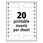 The Mighty Badge Name Badge Holder Kit, Horizontal, 3 x 1, Inkjet, Silver, 10 Holders/ 80 Inserts