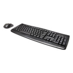 Keyboard for Life Wireless Desktop Set, 2.4 GHz Frequency/30 ft Wireless Range, Black