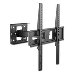 Full-Motion TV Wall Mount for Monitors 32" to 55", 17.1w x 9.8d x 16.9h