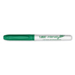 Intensity Low Odor Fine Point Dry Erase Marker, Fine Bullet Tip, Green, Dozen