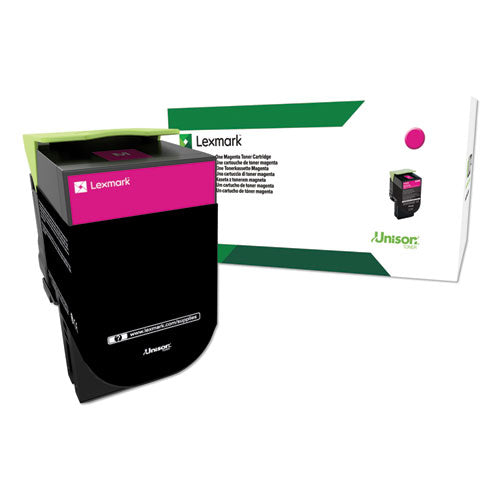 80C0HMG Return Program High-Yield Toner, 3,000 Page-Yield, Magenta, TAA Compliant