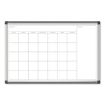 PINIT Magnetic Dry Erase Undated One Month Calendar, 35 x 23, White