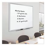 Classic Series Porcelain Magnetic Dry Erase Board, 72 x 48, White Surface, Silver Aluminum Frame