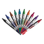 Intensity Advanced Dry Erase Marker, Tank-Style, Broad Chisel Tip, Assorted Colors, Dozen