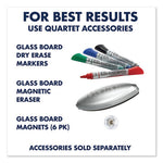 Infinity Glass Marker Board, 72 x 48, Frosted Surface