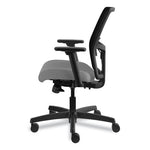 Ignition 2.0 4-Way Stretch Low-Back Mesh Task Chair, Supports 300 lb, 17" to 21" Seat Height, Frost Seat, Black Back/Base