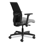 Ignition 2.0 4-Way Stretch Low-Back Mesh Task Chair, Supports 300 lb, 17" to 21" Seat Height, Frost Seat, Black Back/Base