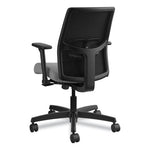 Ignition 2.0 4-Way Stretch Low-Back Mesh Task Chair, Supports 300 lb, 17" to 21" Seat Height, Frost Seat, Black Back/Base