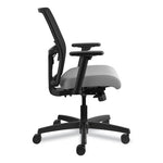 Ignition 2.0 4-Way Stretch Low-Back Mesh Task Chair, Supports 300 lb, 17" to 21" Seat Height, Frost Seat, Black Back/Base