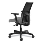 Ignition 2.0 4-Way Stretch Low-Back Mesh Task Chair, Supports 300 lb, 17" to 21" Seat Height, Frost Seat, Black Back/Base