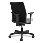 Ignition 2.0 4-Way Stretch Low-Back Mesh Task Chair, Supports 300 lb, 17" to 21" Seat Height, Frost Seat, Black Back/Base