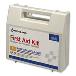 ANSI 2015 Compliant Class A+ Type I and II First Aid Kit for 25 People, 141 Pieces, Plastic Case