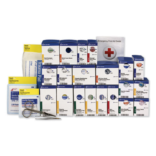 50 Person ANSI Class A+ First Aid Kit Refill, 241 Pieces