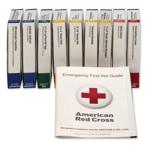 ANSI Compliant 10 Person First Aid Kit Refill, 65 Pieces