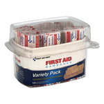 First Aid Bandages, Assorted, 150 Pieces/Kit