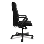 Ignition Series Executive High-Back Chair, Supports Up to 300 lb, 17" to 21" Seat Height, Black